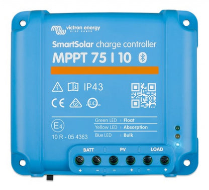 Solarset 100W voor (mini)camper – incl. Victron Smart MPPT 75/10