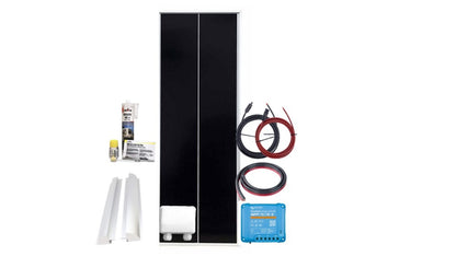 Solarset 100W voor (mini)camper – incl. Victron Smart MPPT 75/10